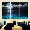 Sea Moon Canvas Set Canvas Prints Wall Artwall Modular Pictures for Living Room Printed Painting Wall Art Poster Drop Shipping