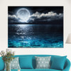 Sea Moon Canvas Set Canvas Prints Wall Artwall Modular Pictures for Living Room Printed Painting Wall Art Poster Drop Shipping