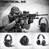 IDOGEAR TAC 6S Electronic Headset Shooting Paintball Equipment Tactical Noise Cancelling headphone EC3701 Black Olive