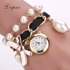 Lvpai Brand Cheap Watches Women Luxury Bow Pearl Bracelet Wristwatch Women Fashion Casual Women Summer Electronics Watch LP623