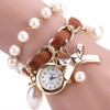 Lvpai Brand Cheap Watches Women Luxury Bow Pearl Bracelet Wristwatch Women Fashion Casual Women Summer Electronics Watch LP623