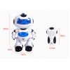 Smart Space Dance Robot 360 degrees Rotating RC Animal Plastic Electronic Walking Dancing Toy With Music Light For Children Gift