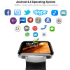 Time Owner DM98 Bluetooth Clock Smart Watch Android 4.4 OS 512MB RAM 4GB ROM Notification Support SIM Card