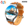 KW98 Smart Watch Android 5.1 3G WIFI GPS  Smartwatch iOS Android For Samsung Gear S3 