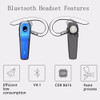 Newest Mini Wireless Bluetooth Earphone HD Mic Handsfree Noise Reduction Bluetooth Headset with Mute Switch For Phone Music