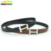GUIZUE Men Belts Brand Genuine Leather Crocodile Pattern Luruxy H Design Metal Buckle For Women High Quality Cowhide Jeans Belt