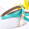 fashion Cowskin bottom Smooth Buckle Thin Female Belts for Women Ms. clothing Cummerbunds Korean Fashion Girdles Candy 