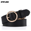 Newest fashion gold Buckle Female Leather Strap Belts for Women Ms. clothing Cummerbunds Ladies Fashion Girdles gifts