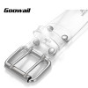 Goowail 2017 two Row Grommets Fashion Belts For Women Double Pin Buckle PVC Material strap for ladies Accessories 