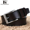 2017 mens cow genuine leather luxury strap male belts for men 2 colors cintos masculinos plate buckle 4024 