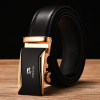 DINISITON New Brand Designer Belts For Men High Quality Metal Automatic Buckle Men Strap Luxury Genuine Leather Belt XLZD05-9
