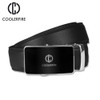 Designer Fashion Men Belts Luxury Automatic Buckle Cowskin Genuine Leather Belt for Men Business Black Waist Male Strap ZD051