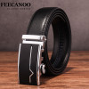 Famous Brand Belt Men 100% Good Quality Cowskin Genuine Luxury Leather Men's Belts for Men,Strap Male Metal Automatic Buckle