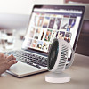 Ventilador Portable Fan USB Desktop Silent Mini Fan Electric Air Conditioner Small Cooling Fan Seven Blades Blower