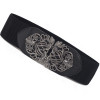 women belts vintage metal Hollow flower buckle elastic wide belts &amp; cummerbunds wedding designer waist belt