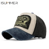 ISummer 2018 Retro Baseball Cap Women Grinding Patchwor Baseball Hat Men Snapback Hip Hop Hat Cotton Cap Unisex gorras Wholesale