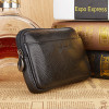 New Men Genuine Leather Vintage Cell/Mobile Phone Cover Case skin Hip Belt Bum Fanny Pack Waist Bag Pouch