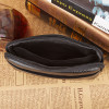 New Men Genuine Leather Vintage Cell/Mobile Phone Cover Case skin Hip Belt Bum Fanny Pack Waist Bag Pouch