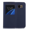 S-GUARD S7 case  For Samsung Galaxy S7 S7 Edge IC Chip Case Smart View Flip Leather Case Auto Sleep Wake Function Cover