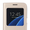 S-GUARD S7 case  For Samsung Galaxy S7 S7 Edge IC Chip Case Smart View Flip Leather Case Auto Sleep Wake Function Cover