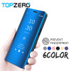 For Samsung Galaxy S8 Plus S6 S7 Edge Note 8 Smart Clear Mirror View Case For Samsung A3 A5 A7 J3 J5 J7 2017 Flip Stand Cover