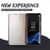 For Samsung Galaxy S8 Plus S6 S7 Edge Note 8 Smart Clear Mirror View Case For Samsung A3 A5 A7 J3 J5 J7 2017 Flip Stand Cover