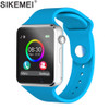 SIKEMEI Bluetooth Smart Watch Smartwatch Phone with Pedometer Touch Screen Camera Support TF SIM Card for Android iOS Smartphone