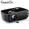 Exquizon GP70 LCD 800*480 Projector (Optional Android 4.4 Bluetooth WIFI )HD 1080P 1800 lumens HDMI/VGA/USB Multimedia Player