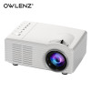 OWLENZ Cheapest SD30 Mini Portable LED Projector Kid Playmate Toy Gift Rechargeable Built-in 1000mAh Battery w/ USB SD AV Port