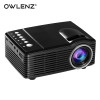 OWLENZ Cheapest SD30 Mini Portable LED Projector Kid Playmate Toy Gift Rechargeable Built-in 1000mAh Battery w/ USB SD AV Port