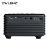 OWLENZ Cheapest SD30 Mini Portable LED Projector Kid Playmate Toy Gift Rechargeable Built-in 1000mAh Battery w/ USB SD AV Port