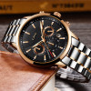 LIGE Mens Watches Top Brand Luxury Fashion Business Quartz Watch Men Sport Full Steel Waterproof Black Clock relogio masculino