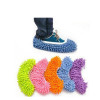 2pcs Dust Floor Cleaning Slippers Shoes Socks Mop House Indoor Clean Shoe Cover Multifunction Lazy Wipe Slippers HE034