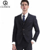 DHL  Cajerin Men Clothing Suit Blazer Snow Spots Wedding Business Slim(Jacket+Vest+Pants) Smart Casual Men Suit