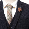 DHL  Cajerin Men Clothing Suit Blazer Snow Spots Wedding Business Slim(Jacket+Vest+Pants) Smart Casual Men Suit
