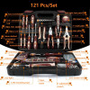 121pcs Tool combination Multi-functional home maintenance tools wrench hardware hand tools set box suite Electrical hand tools