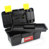 Small Portable Plastic Hardware Tool box with Storage Box and Black for Home or Outdoor Finishing Debris