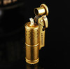 Honest Retro Old Trenches Cigarette Lighter Windproof Copper Kerosene Personality Lighter Creative Nostalgia Gift  With Box