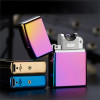 USB Lighter Electronic Cigarette Lighter Pulsed Arc Lighter Windproof Metal Cigarette Plasma Flameless Cigar Lighter 10 colors