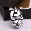 Fashion Skull Electronic USB Lighters With Key Ring Windproof Rechargeable For Cigar Cigarette Smoking Gadget Gift Box For Men