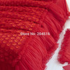 wedding red color luxury lace bedding sets twin full queen king size duvet cover bedskirt Pillow sham 4pc bedclothes set