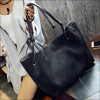 Vintage Handbags Woman PU Leather Large Capacity Female Shoulder Bags Solid Color Practical Women corssbody Bag Composite Bag