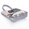 Floral And Owl Printed Canvas Tote Female Casual Beach Bags Large Capacity Women Single Shopping Bag Daily Use Canvas Handbags