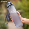 UZSPACE 1000ML BPA free Water Bottles protein Shaker Scrub Portable Space Adult Sports cycling travel camping Hiking My Bottles