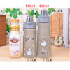 Creative Water Bottle 500ml New Plastic Totoro Bottle For Camping Bicycle Outdoor Sports Shaker Bottles BPA Free Tour