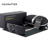 HDCRAFTER rectangle Polarized mens sunglasses brand designer 2017 retro Vintage Eyewear Accessories Sun Glasses For Men shades