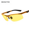 Night Driving New HDCRAFTER Anti-Glare Goggles Eyeglasses Polarized Driving Sunglasses Yellow Lens Night Vision Driving Glasses