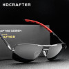 HDCRAFTER 2017 Brand New High Quality Design Sunglasses Polarized UV400 Protection Driving Eyewear Rectangle Oculos  