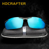 HDCRAFTER New Fashion Men's Polarized Sunglasses Brand Design Aluminum Magnesium Sun Glasses For Driving Fishing 