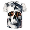 2018 New Fashion Brand T-shirt Hip Hop 3d Print Skulls Harajuku Animation 3d T-shirt Summer Cool T-shirts Tops Brand Clothing